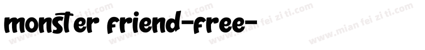 monster friend-free字体转换
